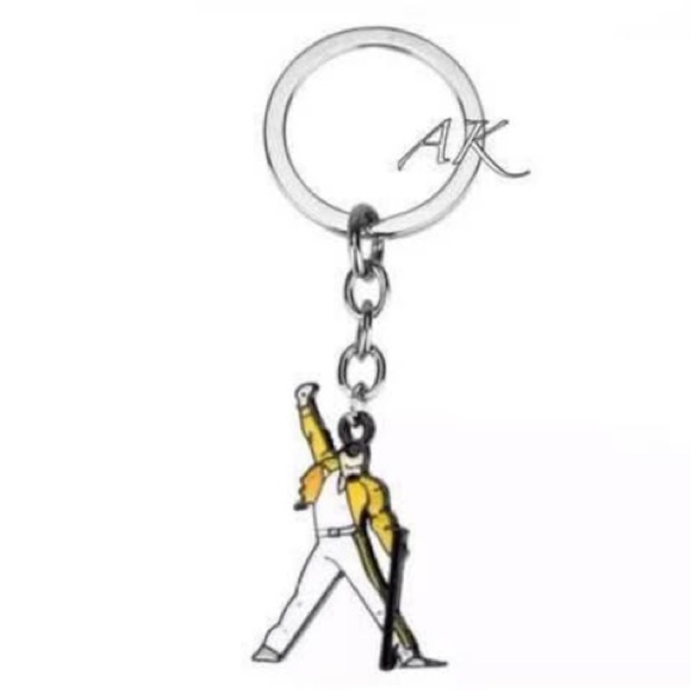 Freddie Mercury Keychain Fob 🎵 QUEEN